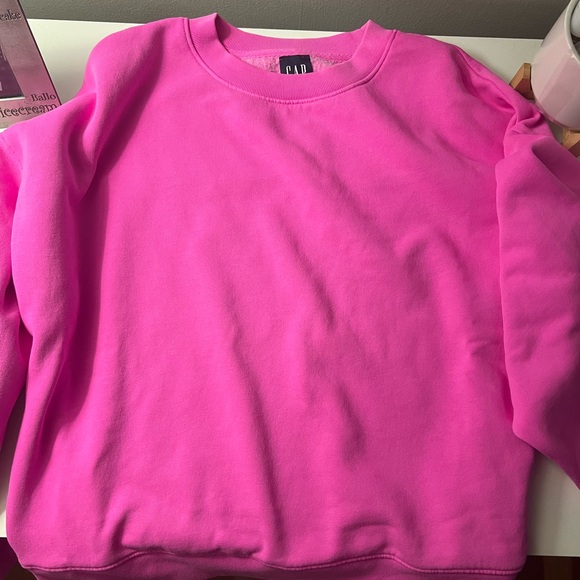 GAP Pink Crew Neck Sweatshirt - Picture 1 of 2